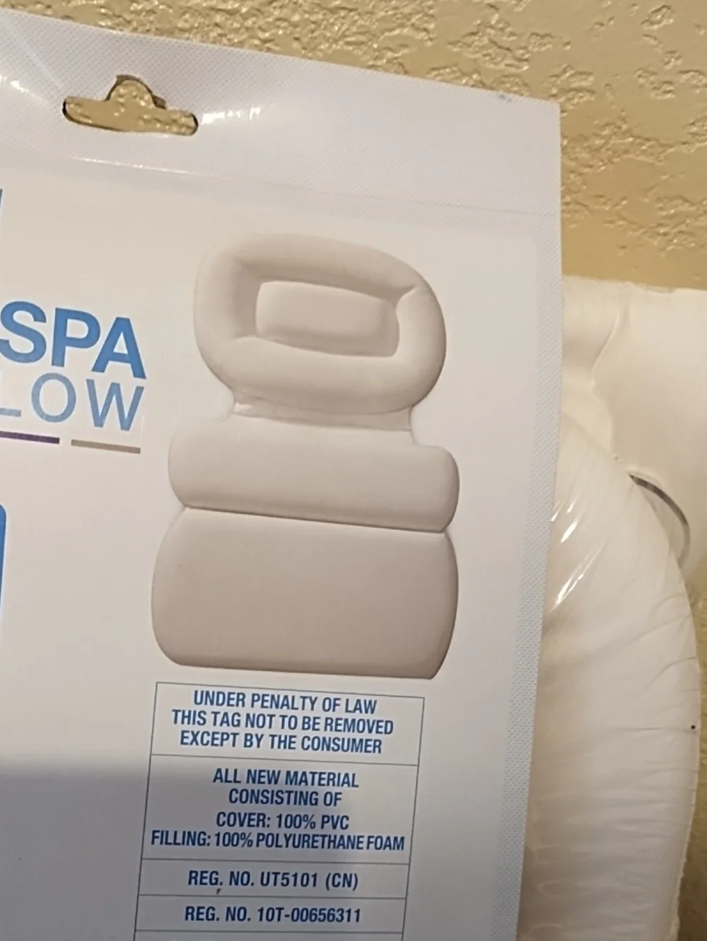 NEW Luxury Spa Bath Pillow - White